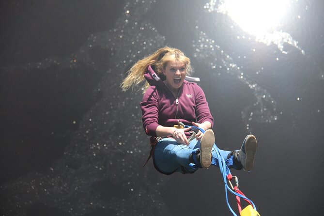 Bungee jump from 40 meters in the stunning valley of Killiecrankie, Scotland - Getting ready beneath Garry Bridge