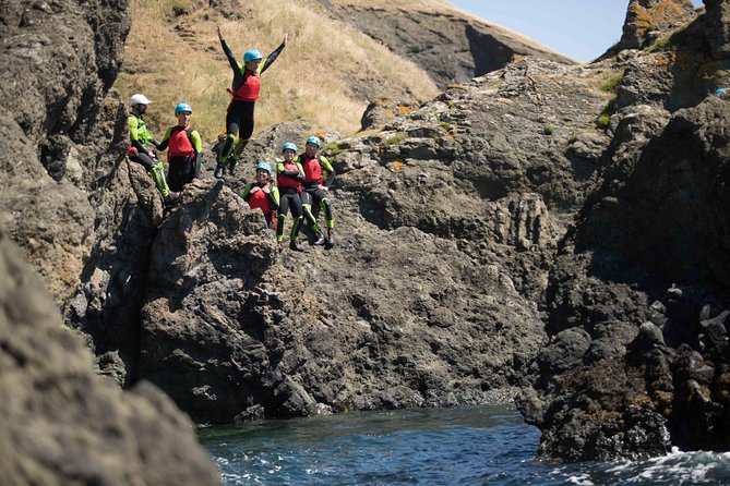 Coasteering Day Trips from Edinburgh - Getting ready for the first jump