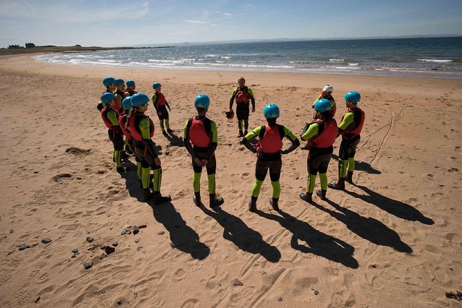 Coasteering Day Trips from Edinburgh - Sea swimming and the Choppy Valley section