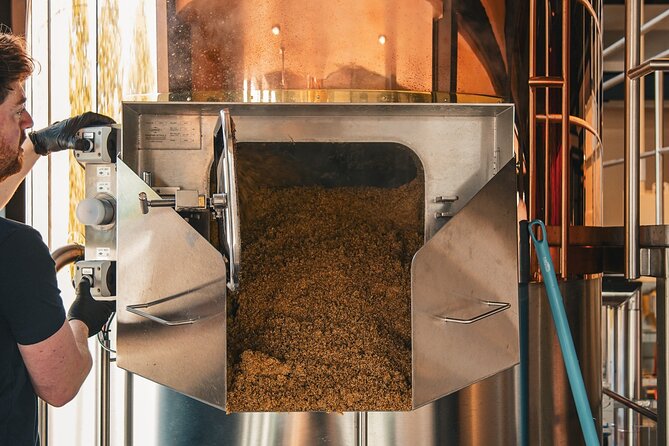 Distillery and Brewery Tour in Inverness Scotland - The tasting: new-make spirit, Colpach whisky, and beer