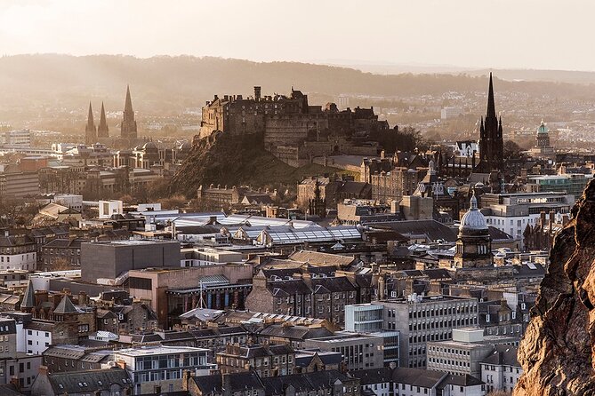 Edinburgh Castle & Royal Mile Walking Tour - Ticket Included - Climbing toward the Castle Esplanade