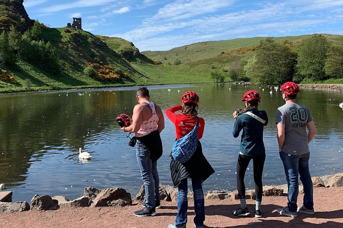 Edinburgh City Bike Tour - Choice of E-Bike or Manual - A quiet route toward Holyrood Park