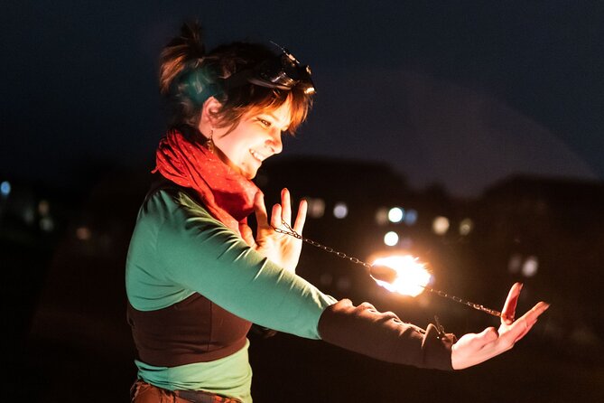 Fire Dancing with Iga - Meeting Iga at Greyfriars Bobby