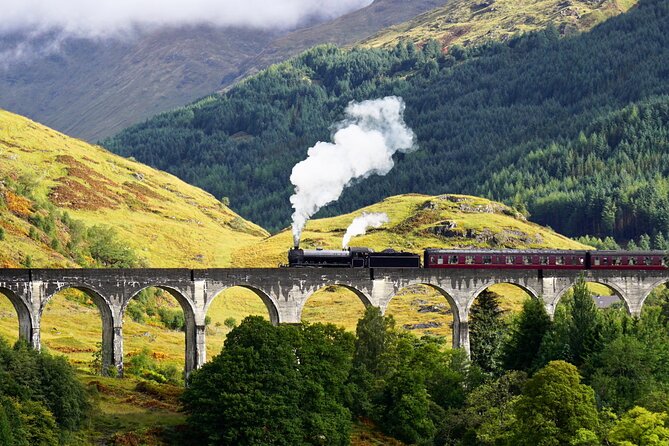 Glenfinnan Viaduct Glencoe and Fort William Tour from Edinburgh - Glenfinnan Viaduct and the Jacobite train