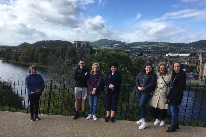 Inverness City Daily Walking Tour (11:30am, 2pm & 5pm) - Ness Bank Bridge and the statues along the river