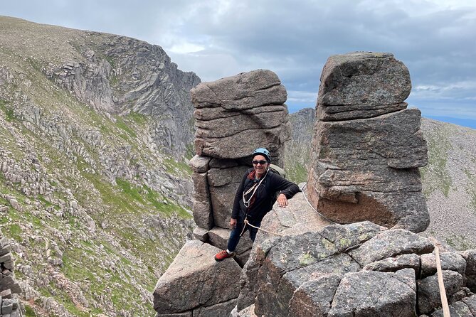 Private Guided Ridge Scrambling Experience in the Cairngorms - Roped Scrambling on Scottish Rock