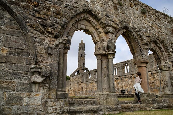 St. Andrews Scenic Stroll: A Private Walking Exploration - St Andrews Cathedral: scale in the ruins