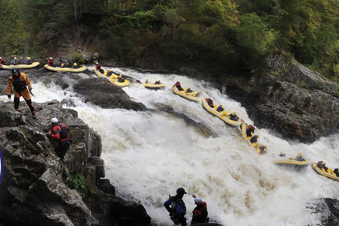 White Water Rafting and River Bugs on the River Tummel - Meeting the River Tummel near Pitlochry