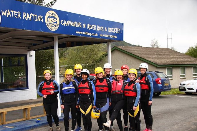 White Water Rafting on the River Tay from Aberfeldy - Highland views from a lower angle